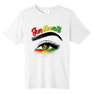 Juneteenth Eye African American Tall Fusion ChromaSoft Performance T-Shirt