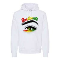 Juneteenth Eye African American Premium Hoodie