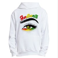 Juneteenth Eye African American Urban Pullover Hoodie