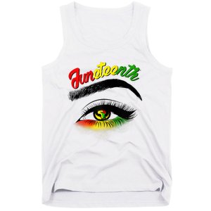 Juneteenth Eye African American Tank Top