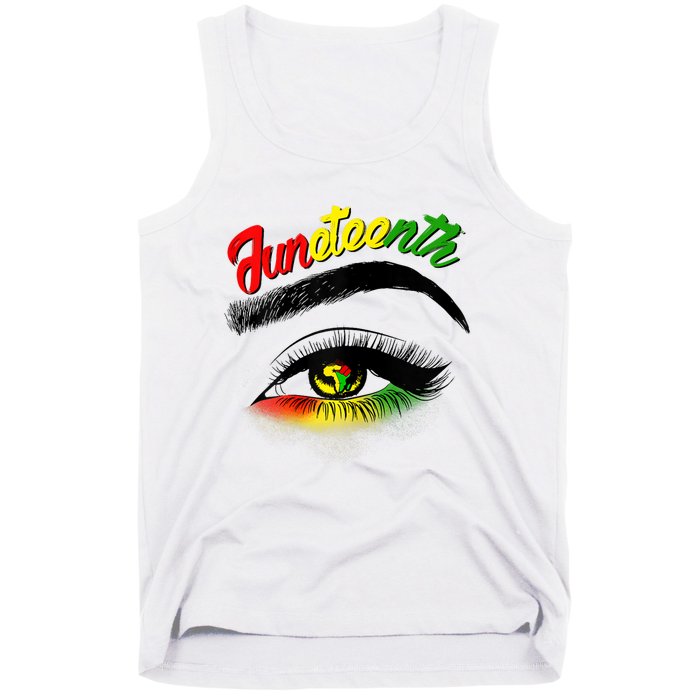 Juneteenth Eye African American Tank Top