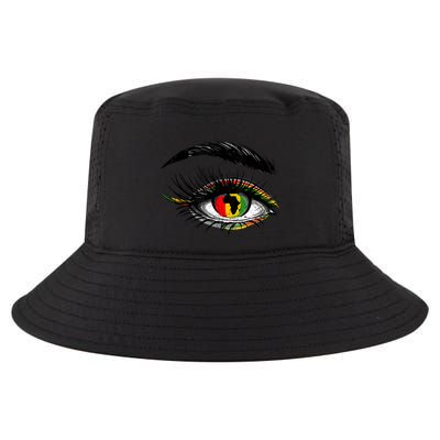 Junenth Eyes African American Women Black History Pride Gift Cool Comfort Performance Bucket Hat