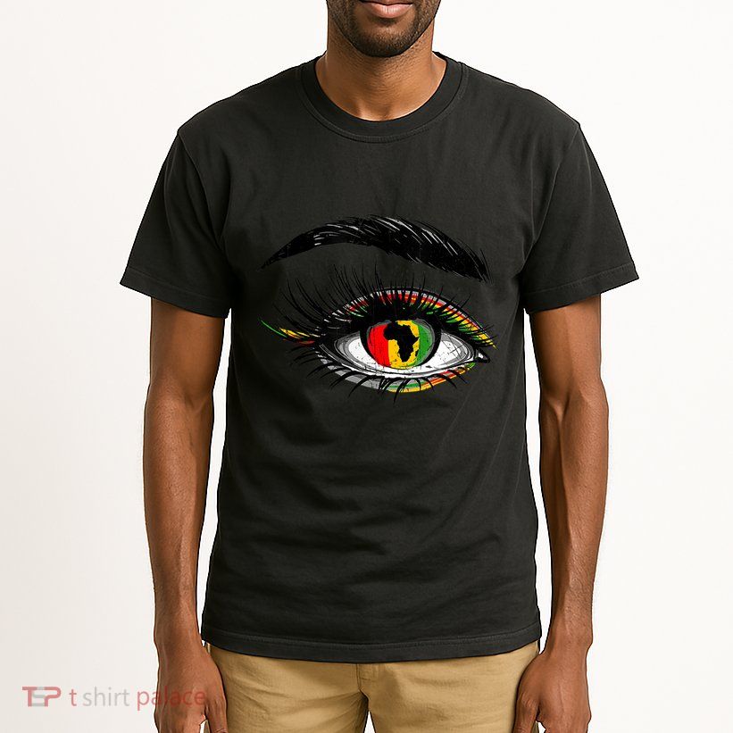Junenth Eyes African American Women Black History Pride Gift Tall T-Shirt