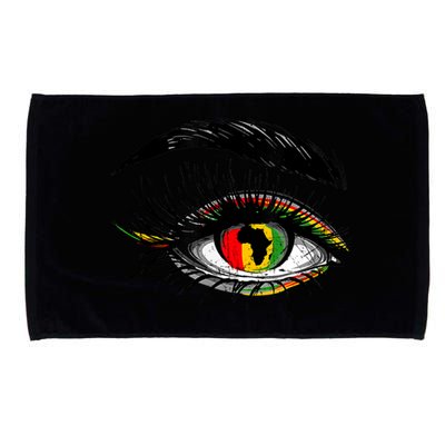 Junenth Eyes African American Women Black History Pride Gift Microfiber Hand Towel