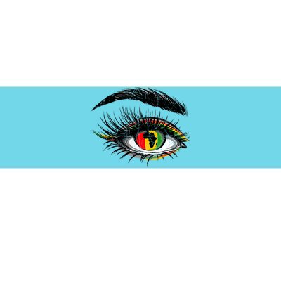 Junenth Eyes African American Women Black History Pride Gift Bumper Sticker