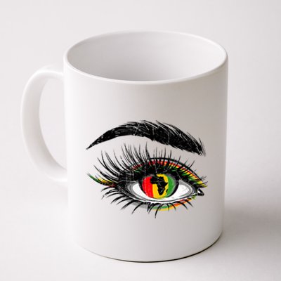 Junenth Eyes African American Women Black History Pride Gift Coffee Mug