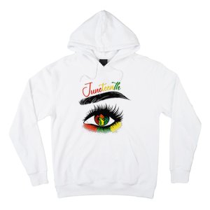 Juneteenth Eye African American  Black History Pride Hoodie