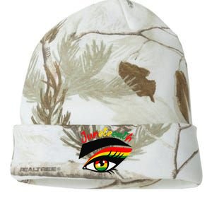 Juneteenth Eye African American Wo Black History Pride  Kati Licensed 12" Camo Beanie