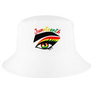 Juneteenth Eye African American Wo Black History Pride  Cool Comfort Performance Bucket Hat