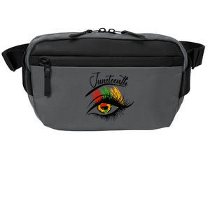 Juneteenth Eye African American Wo Black History Pride Crossbody Pack