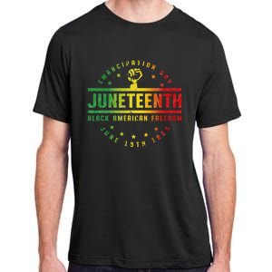 Juneteenth Emancipation Black American Freedom Black Pride Adult ChromaSoft Performance T-Shirt