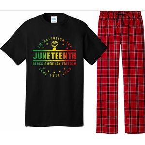 Juneteenth Emancipation Black American Freedom Black Pride Pajama Set