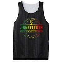 Juneteenth Emancipation Black American Freedom Black Pride Mesh Reversible Basketball Jersey Tank