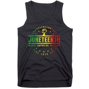 Juneteenth Emancipation Black American Freedom Black Pride Tank Top