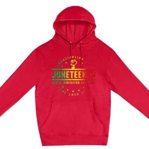 Juneteenth Emancipation Black American Freedom Black Pride Premium Pullover Hoodie