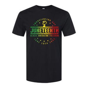 Juneteenth Emancipation Black American Freedom Black Pride Softstyle CVC T-Shirt