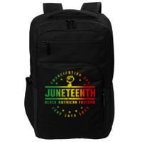 Juneteenth Emancipation Black American Freedom Black Pride Impact Tech Backpack