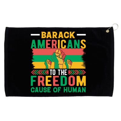 Juneteenth Emancipation Celebration Graphic Grommeted Golf Towel