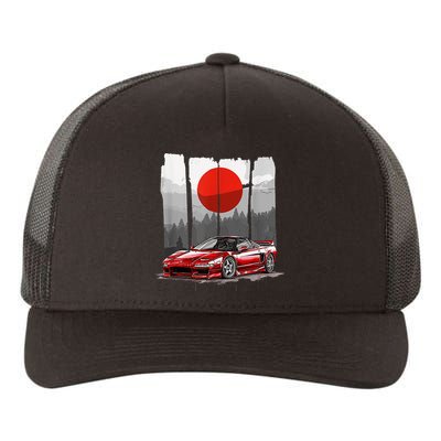 Jdm Euro Car Scene Nsx Tuning Drift Import Yupoong Adult 5-Panel Trucker Hat