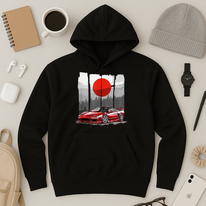 Jdm Euro Car Scene Nsx Tuning Drift Import Hoodie