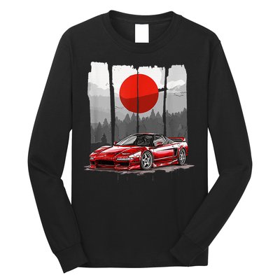 Jdm Euro Car Scene Nsx Tuning Drift Import Long Sleeve Shirt