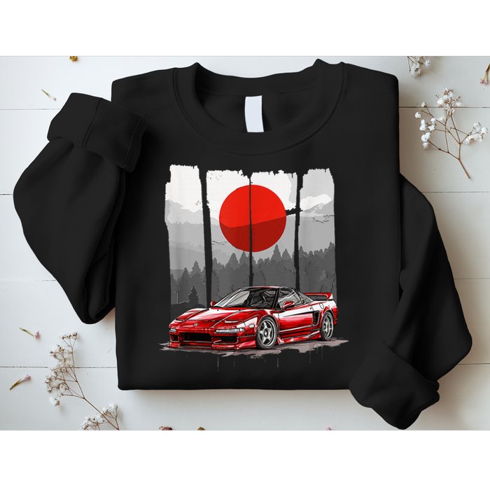 Jdm Euro Car Scene Nsx Tuning Drift Import Sweatshirt
