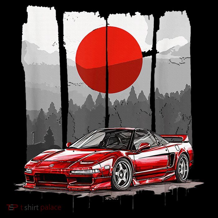 Jdm Euro Car Scene Nsx Tuning Drift Import T-Shirt