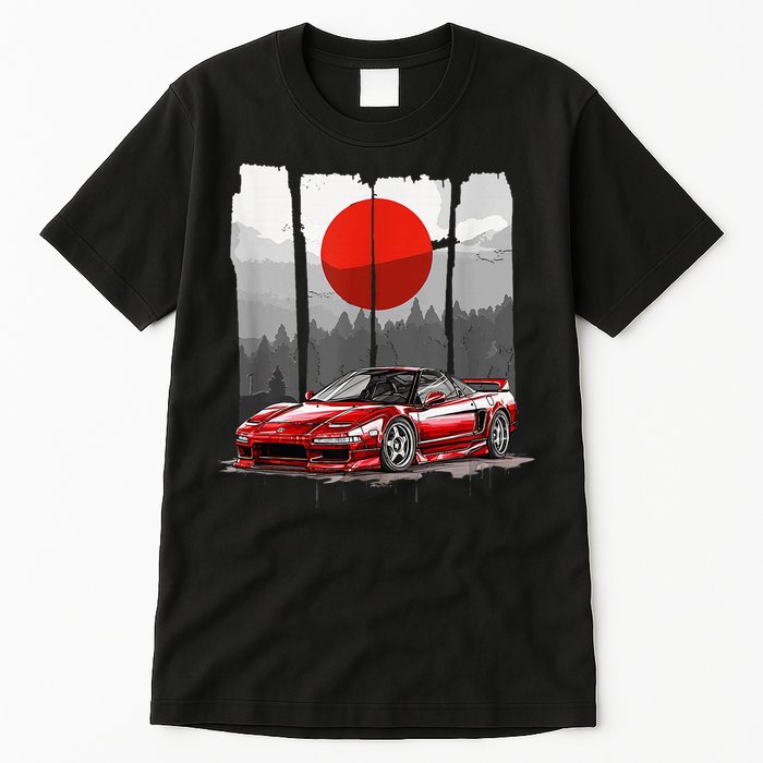 Jdm Euro Car Scene Nsx Tuning Drift Import Tall T-Shirt