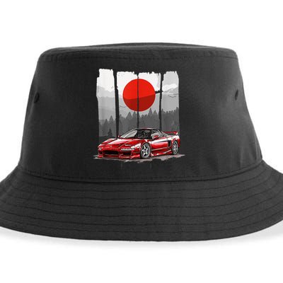 Jdm Euro Car Scene Nsx Tuning Drift Import Sustainable Bucket Hat