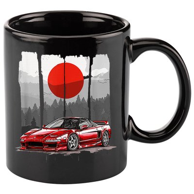 Jdm Euro Car Scene Nsx Tuning Drift Import 11oz C Handle Ceramic Mug