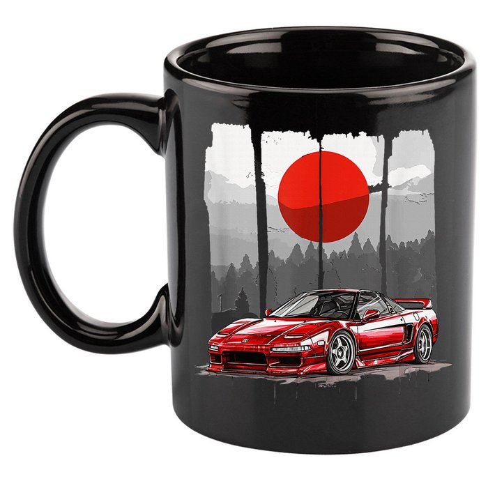 Jdm Euro Car Scene Nsx Tuning Drift Import 11oz C Handle Ceramic Mug