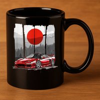 Jdm Euro Car Scene Nsx Tuning Drift Import 11oz C Handle Ceramic Mug