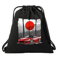 Jdm Euro Car Scene Nsx Tuning Drift Import Drawstring Bag