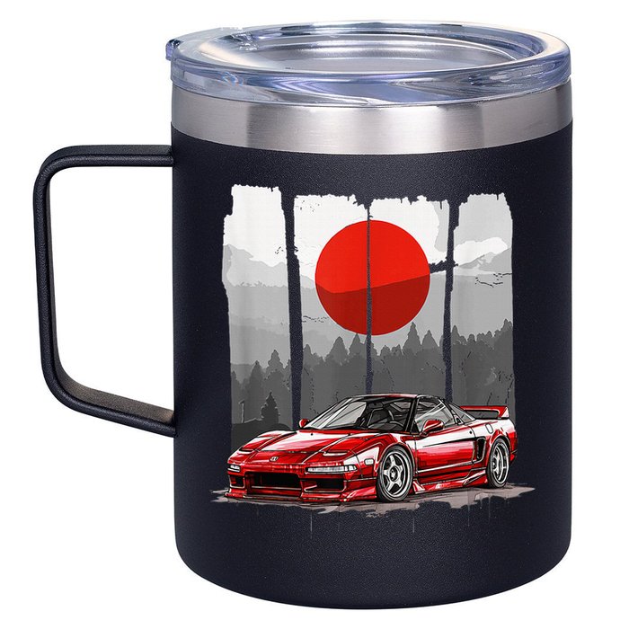 Jdm Euro Car Scene Nsx Tuning Drift Import 12oz Stainless Steel Coffee Mug