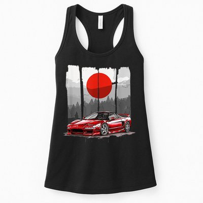 Jdm Euro Car Scene Nsx Tuning Drift Import Womens Tank Top