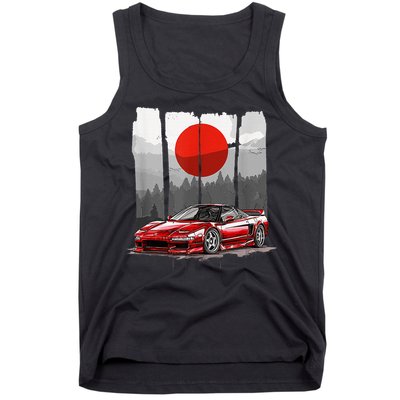 Jdm Euro Car Scene Nsx Tuning Drift Import Tank Top