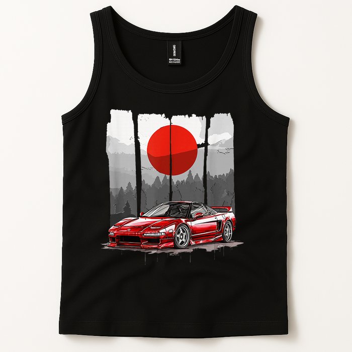 Jdm Euro Car Scene Nsx Tuning Drift Import Tank Top