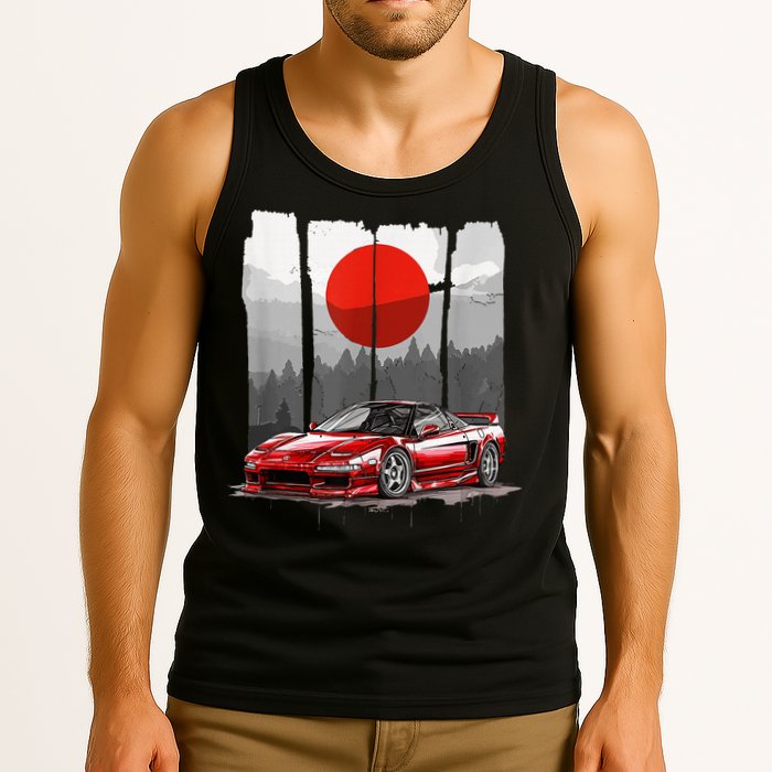 Jdm Euro Car Scene Nsx Tuning Drift Import Tank Top
