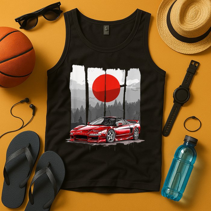 Jdm Euro Car Scene Nsx Tuning Drift Import Tank Top