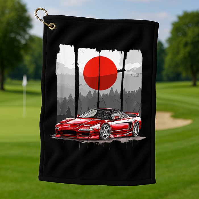 Jdm Euro Car Scene Nsx Tuning Drift Import Golf Towel