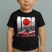 Jdm Euro Car Scene Nsx Tuning Drift Import Toddler T-Shirt