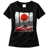 Jdm Euro Car Scene Nsx Tuning Drift Import Womens T-Shirt