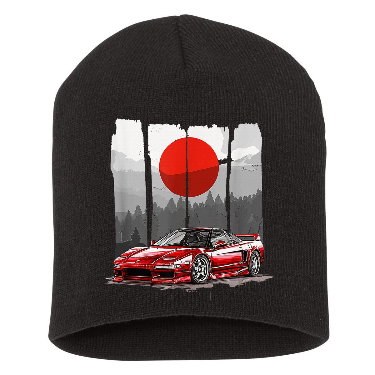 Jdm Euro Car Scene Nsx Tuning Drift Import Short Acrylic Beanie