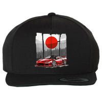 Jdm Euro Car Scene Nsx Tuning Drift Import Wool Snapback Cap