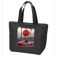 Jdm Euro Car Scene Nsx Tuning Drift Import Zip Tote Bag