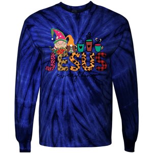 Jesus Everything Christmas Tie-Dye Long Sleeve Shirt