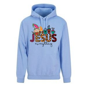 Jesus Everything Christmas Unisex Surf Hoodie