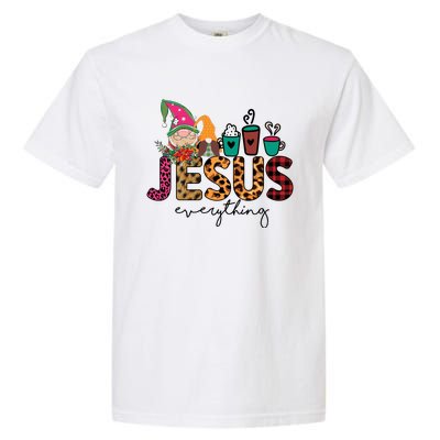 Jesus Everything Christmas Garment-Dyed Heavyweight T-Shirt