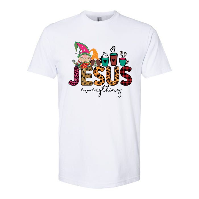 Jesus Everything Christmas Softstyle CVC T-Shirt