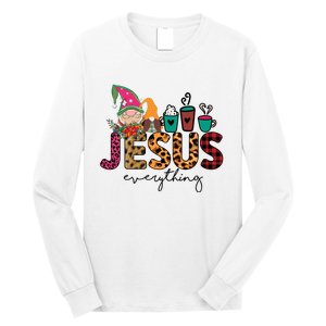 Jesus Everything Christmas Long Sleeve Shirt